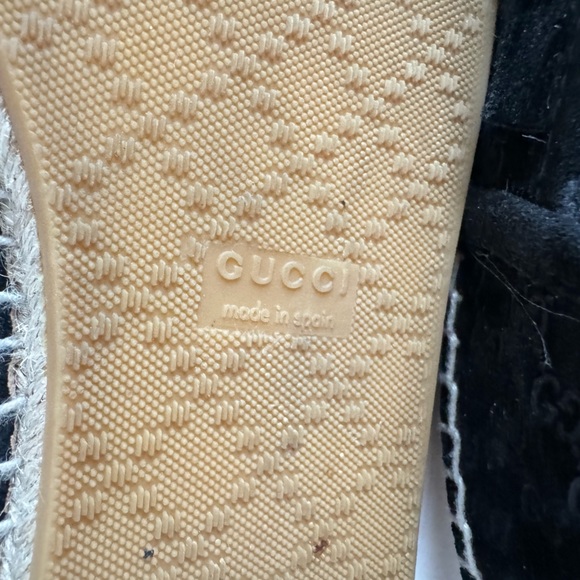 Gucci Womens Black Guccissima Suede Pilar Espadrille - EU 37 - Picture 12 of 13